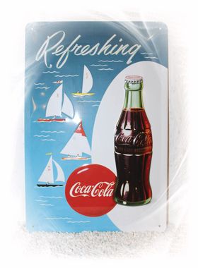 Nostalgie Blechschild "Coca-Cola"