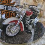 140252 Edelglasflasche "Harley Davidson"