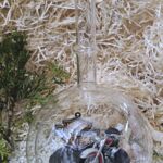 140252 Edelglasflasche "Harley Davidson"