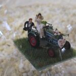 GLF1058 Edelglasflasche "Hochzeit" Bauer sucht Frau