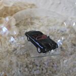 GLF1015 Edelglasflasche "Oldtimer" Porsche 356 Cabrio schwarz