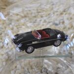 GLF1015 Edelglasflasche "Oldtimer" Porsche 356 Cabrio schwarz
