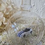 138855 Edelglasflasche mit "Corvette"