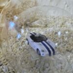 138855 Edelglasflasche mit "Corvette"