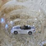 138855 Edelglasflasche mit "Corvette"