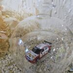 GLF1021 Edelglasflasche mit Mercedes DTM