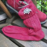 138540 Trachtensocken "Gardasee" rot