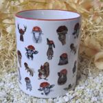 ST10002 Schwarzwaldtasse Tier-Edition rot