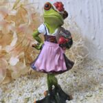 GLF100 Gl&uuml;cksfrosch Schwarzwaldm&auml;del "Mausi" mit Bollenhut