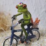GLF2006 Gl&uuml;cksfrosch B&auml;cker mit Fahrrad