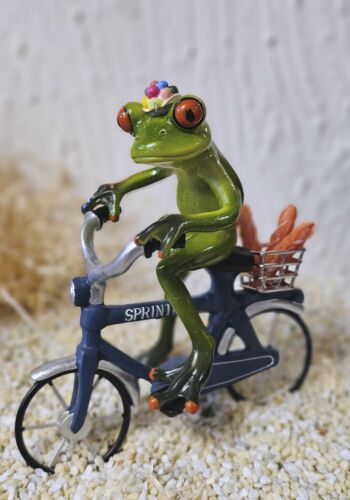 GLF2006 Gl&uuml;cksfrosch B&auml;cker mit Fahrrad