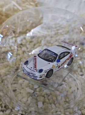 Edleglasflasche mit Porsche GT/RS Racingteam