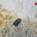 GLF1030 Edelglasflasche Mitzubishi Pajero schwarz