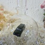 GLF1030 Edelglasflasche Mitzubishi Pajero schwarz