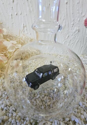 GLF1030 Edelglasflasche Mitzubishi Pajero schwarz