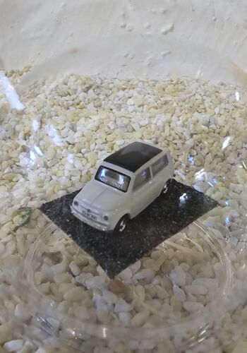 GLF1032 Edelglasflasche Fiat 600 Kombi