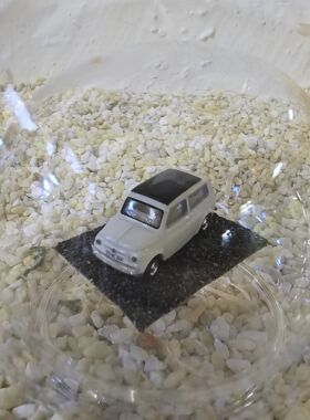 Edelglasflasche Fiat 600 Kombi