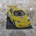 GLF1039 Edelglasflasche mit Porsche 911 Gt Racingteam