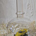 GLF1039 Edelglasflasche mit Porsche 911 Gt Racingteam