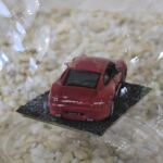 GLF1040 Edelglasflasche mit Porsche 911 Carrera rot