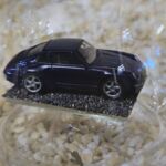 GLF1041 Edelglasflasche mit Porsche 911 schwarz