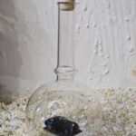 GLF1041 Edelglasflasche mit Porsche 911 schwarz