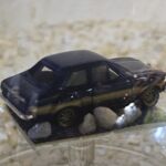 GLF1044 Edelglasflasche mit Ford Escort Rally