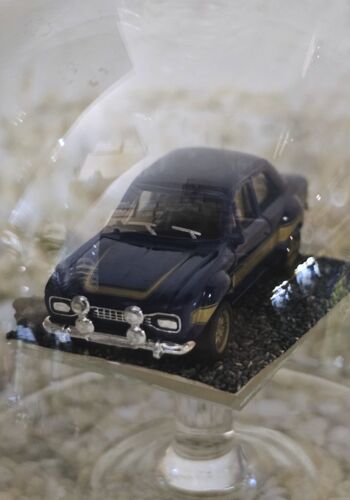GLF1044 Edelglasflasche mit Ford Escort Rally