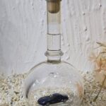 GLF1045 Edelglasflasche mit Mercedes 500 fF&uuml;gelt&uuml;rer