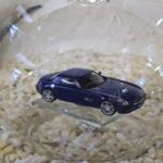 GLF1045 Edelglasflasche mit Mercedes 500 fF&uuml;gelt&uuml;rer