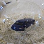 GLF1045 Edelglasflasche mit Mercedes 500 fF&uuml;gelt&uuml;rer