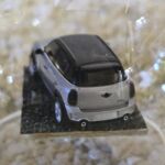 GLF1046 Edelglasflasche mit Mini Cooper SW