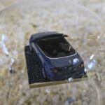 GLF1048 Edelglasflasche mit VW Golf Cabrio