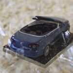 GLF1048 Edelglasflasche mit VW Golf Cabrio
