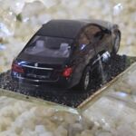 GLF1049 Edelglasflasche mit Mercedes Limusine