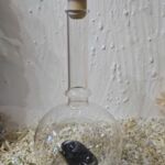 GLF1049 Edelglasflasche mit Mercedes Limusine