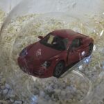 GLF1053 Edelglasflasche mit Porsche Cayman