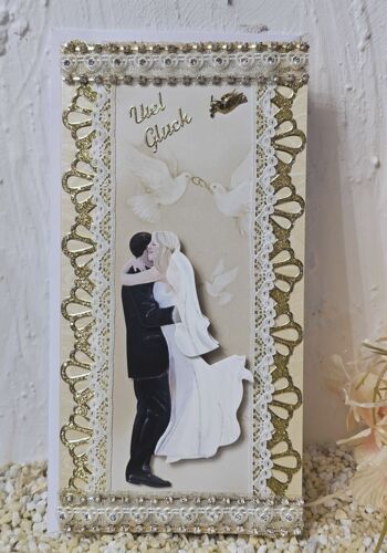 EK10003 Edelkarte Zur Hochzeit viel Gl&uuml;ck 2