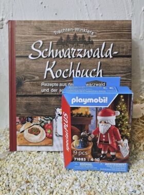 Schwarzw&auml;lder Kochbuch mit Playmobil Weihnachtsmann
