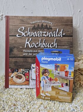 Schwarzw&auml;lder Kochbuch mit Playmobil Konditorin Eisverk&auml;uferin