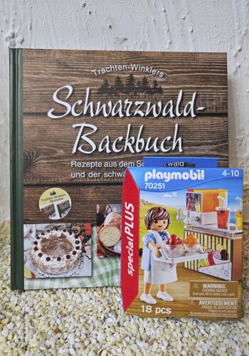 SB1002 Schwarzw&auml;lder Backbuch mit Playmobil Konditorin Eismacherin