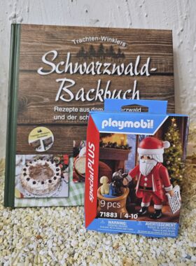 Schwarzw&auml;lder Backbuch mit Playmobil Weihnachtsmann