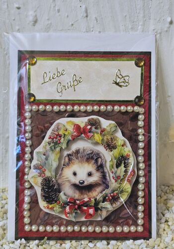 HK10001 Designerkarte mit Igel 2
