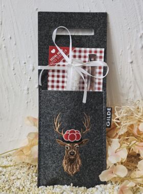 Filztasche mit Salzr&ouml;hrchen