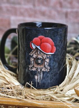 Schwarzw&auml;lder Kuckucksuhr Black Edition