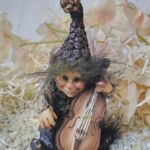 SCHW1022 Gnome Schwarzw&auml;lder Musiker Wichtele