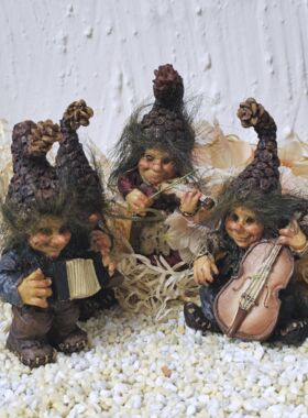 Gnome Schwarzwälder Musiker Wichtele