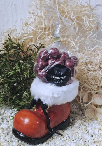 LE1002 Winterstiefel Stuttgart mit Johannisbeeren in wei&szlig;er Schokolade