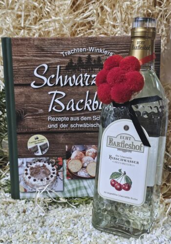 BAS1000 Schwarzwaldbackbuch mit Schwarzw&auml;lder Kirschwasser vom Bartlerhof