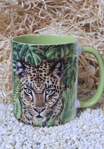 TAWL1004 Wildparadiestasse Jaguar im Dschungel